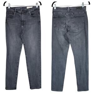 Anthropologie Adriano Goldscmeid Jean 30P Women High Rise Stevie Ankle Slim Gray